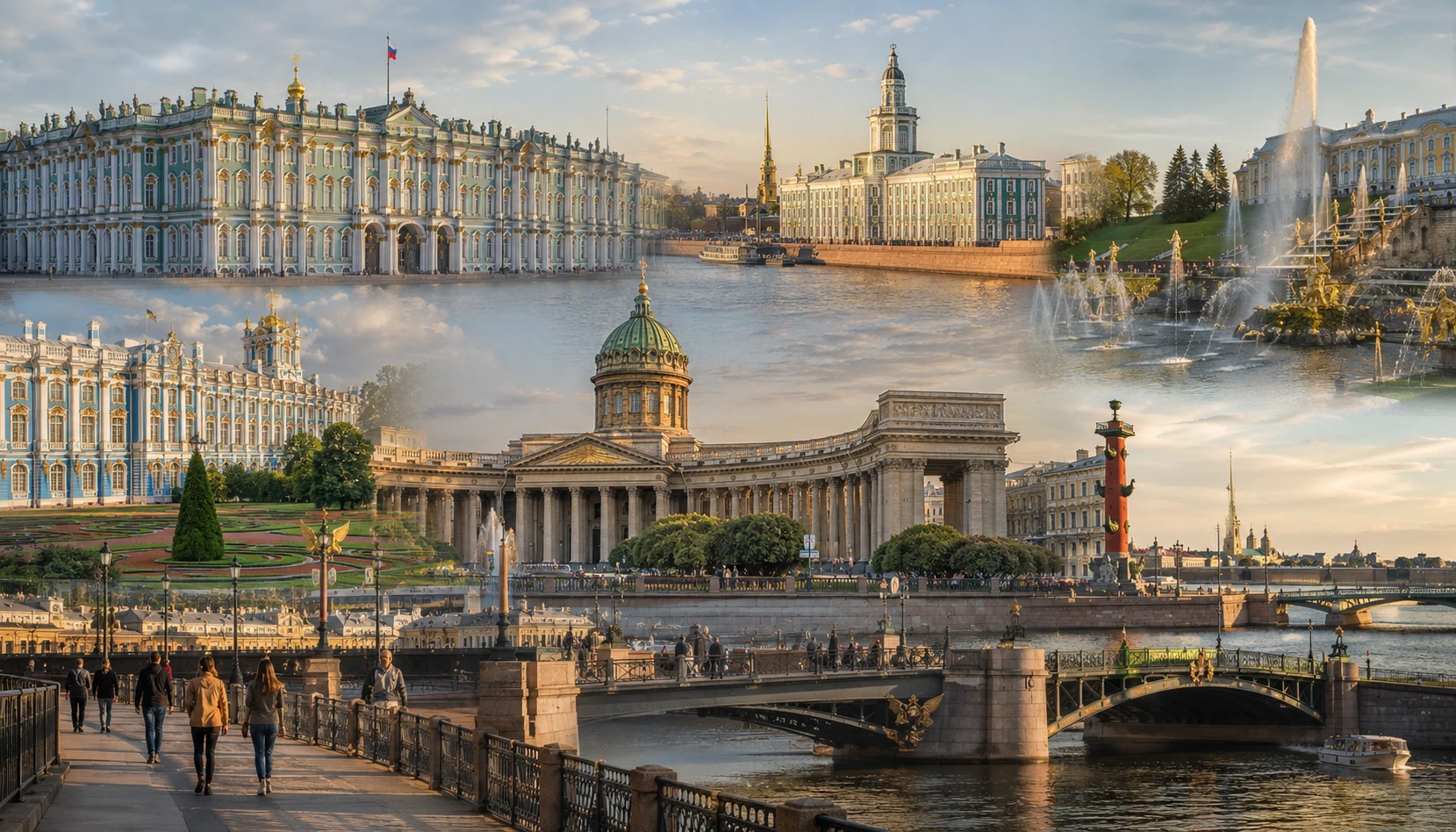 Популярные достопримечательности за 1 день в Санкт-Петербурге